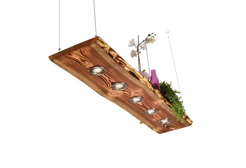 Deckenleuchten Braun von Blockholz-Schmiede