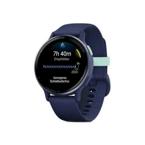 GARMIN VIVOACTIVE 5 MUSIC - Smartwatch aus faserverstärktem Polymer, 20mm, Kapitänsblau, ideal für Sport und Alltag