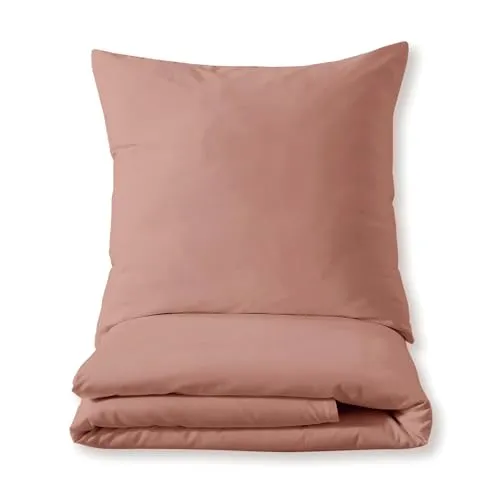 Luxuriöses Bettset aus Mako-Satin 100% Baumwolle 135x200 155x220 200x200 200x220