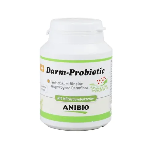 Anibio Darm-Probiotic 120 Kapseln – Probiotikum für Hunde & Katzen zur Unterstützung der Darmflora