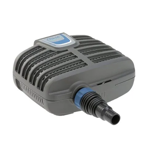 Oase AquaMax Eco Classic 2500 - Leistungsstarke Filter- und Bachlaufpumpe - Filterpumpen für Gartenteiche - Effiziente 2400 l/h Förderleistung bei nur 40 W Stromverbrauch, ideal für sauberes Teichwasser und Grobschmutz bis 6 mm.