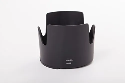 vhbw Gegenlichtblende kompatibel mit Nikon Zoom Nikkor AF-S VR 70-200mm f2.8G IF-ED 77mm Objektiv Schwarz, Kunststoff, tulpenförmig - Ersatz für HB-29, HB29