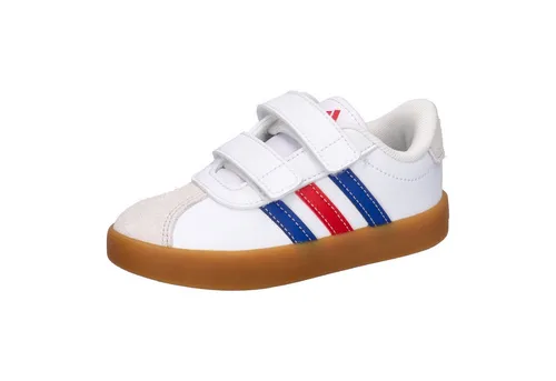 adidas Unisex Baby VL Court 3.0 Schuhe - Baby Sneaker für Jungen mit regulärer Passform, Obermaterial aus Synthetikleder und rutschfester Gummi-Cupsohle für sicheren Halt.