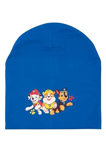 Paw Patrol Beanie für Jungen - Kinder Übergangsmütze Mütze Blau