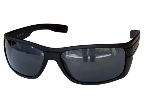Sportbrille Radbrille Schwarz Schwarz Black Sonnenbrille sportlich M 44