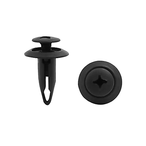 sourcing map 10Stk Befestigung Clips Türverkleidung, Auto Klammern Stoßstange Befestigung Clips Kunststoffniet 6mm