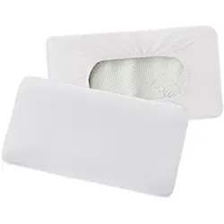 Traumschlaf Premium Interlock Jersey Universal Bezug für Nackenstützkissen ca. 40x60 cm - 40x80 cm | weiss - weiß