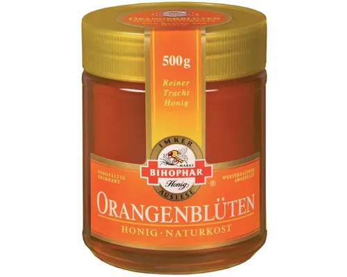 Bihophar Orangenblüten Honig 500g