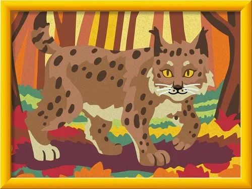 Ravensburger 23958 Luchs im Herbstwald Malen nach Zahlen