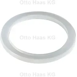 Haas - Wasserzähler-dichtung 6119 29x37x2mm, 1', Für Kaltwasser, Weiß