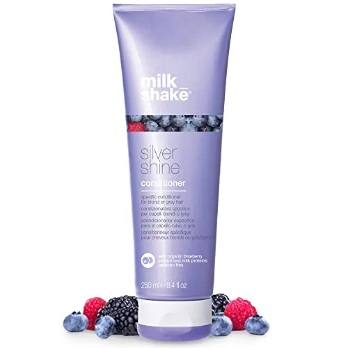 Milk Shake Silver Shine Conditioner 250 ml - Haarwuchsmittel für strahlend glänzendes Haar, mit speziellen Farbextrakten für eine lebendige Haarfarbe und optimale Vitalität.