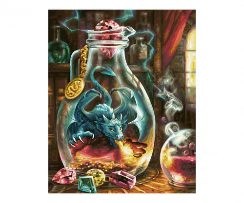 Malen nach Zahlen Der Drache