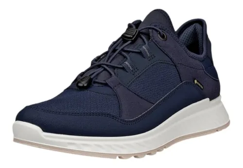ECCO Sneaker Exostride W Low GTX TEX (wasserdicht, leicht, atmungsaktiv) dunkelblau Damen, Größe Euro (US): 43