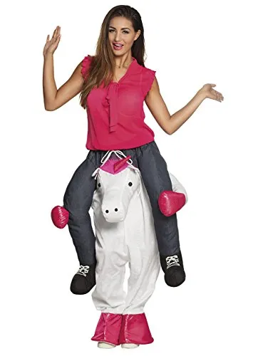 Boland 88097 - Kostüm Funny Einhorn, Größe L/XL, Unisex, Plüschkostüm, Karneval, Mottoparty, JGA