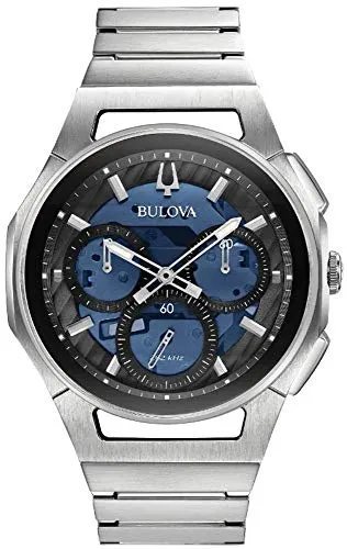 Bullova 96a205 Silber Uhr von Bulova