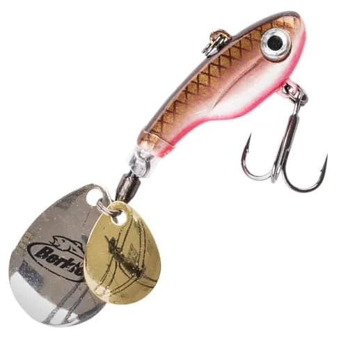 Berkley Pulse Spintail Perch Barsch Angelköder, 7.5 cm | 21 g, Black & Red