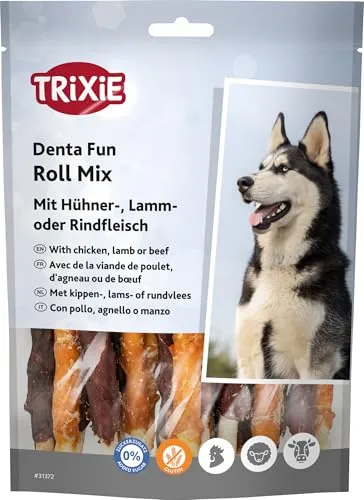 TRIXIE 31372 Denta Fun Chewing Roll Mix, 250 g