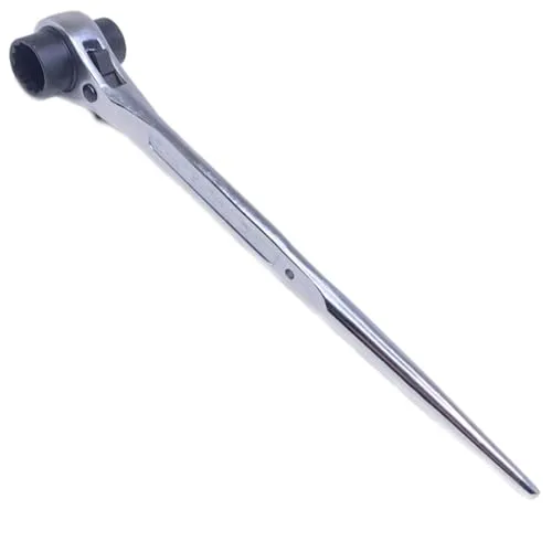 Würth Gerüstbau Ratsche SW 19 + 22mm - Ratschenschlüssel für Gerüstbau, zweiseitig mit Ratschenfunktion für effizientes Arbeiten und aus robustem Stahl gefertigt.