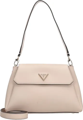 Guess Sora Girlfriend Flap Shoulder Bag stone von GUESS