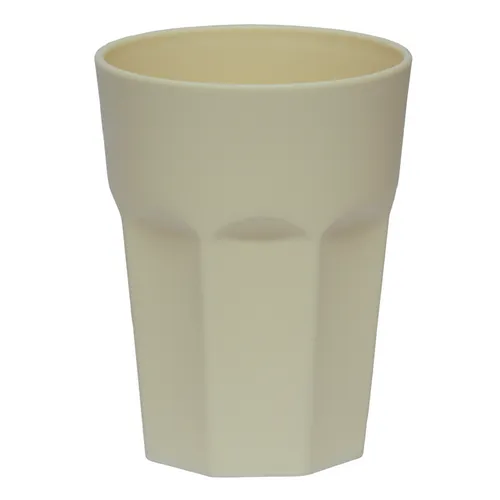 ENGELLAND Kunststoffbecher Party-Becher Plastik Gläser Mehrweg 0,25 Beige