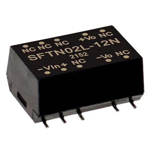 Produktbild MEAN WELL MW SFTN02L-05N DC/DC-Wandler, SMD 400mA 2W Anzahl Ausgänge: 1 x Inhalt 1St.