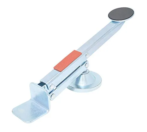 Carrymate 60476 Portman XL - Türheber mit 120kg Tragkraft - Plattenheber mit robuster Stahlkonstruktion, bedienbar wie ein Pedal! Ideal für die Montage von Wänden, Türen und mehr - Hände bleiben frei!