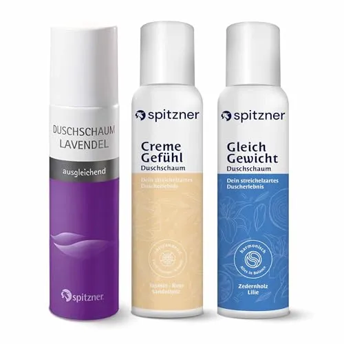 Spitzner Duschschaum Set Relax 3x150 ml – Sanft verwöhnender Duschschaum
