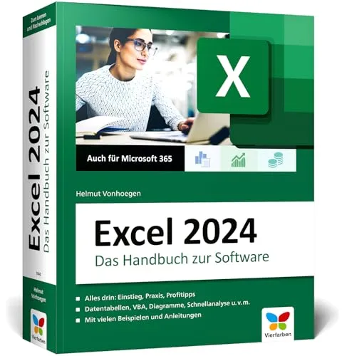Excel 2024: Das große Excel-Handbuch - Computer & Internet – Umfassendes Handbuch für Excel-Anwender mit Einstieg, Praxis und Profi-Tipps, auch für Microsoft 365 geeignet.