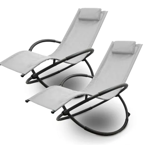LACESTONE Relaxliege Lichtgrau