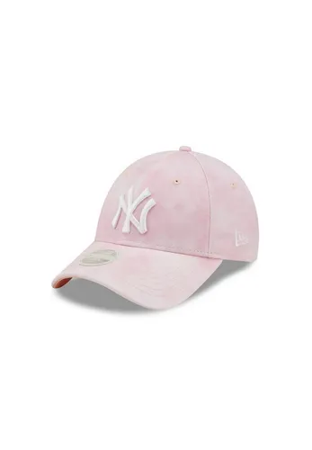 New Era Baseball Cap New York Yankees MLB Tie Dye Pink 9Forty Adjustable - Stylische Baseballmütze mit verstellbarem Verschluss. Ideal für Fans und modebewusste Träger. Perfekt für den Alltag oder besondere Anlässe.