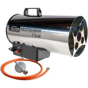 Güde Gasheizer GGH 17 Inox - Edelstahl Gasheizer, robust und langlebig, ideal für den Einsatz im Freien oder in gut belüfteten Räumen.