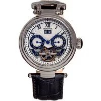 Heritor Automatikuhr Ganzi Semi-Skelett Lederband