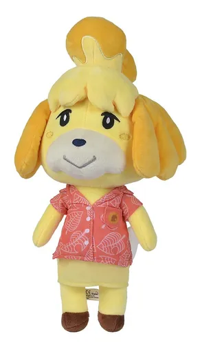 Simba 109231006 - Animal Crossing Isabelle Plüschtier, 40cm - Plüschfigur von Isabelle aus Animal Crossing, ideal für Fans und Sammler. Weich und kuschelig, perfekt für Kinder und Erwachsene.