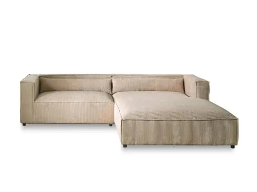 Lisa Design ELA 4-Sitzer Ecksofa rechts in beige von Lisa Design