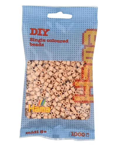Midi Bügelperlen - Beige 207-27 Ø 5 mm Hama Perlen Steckperlen Beads 1000