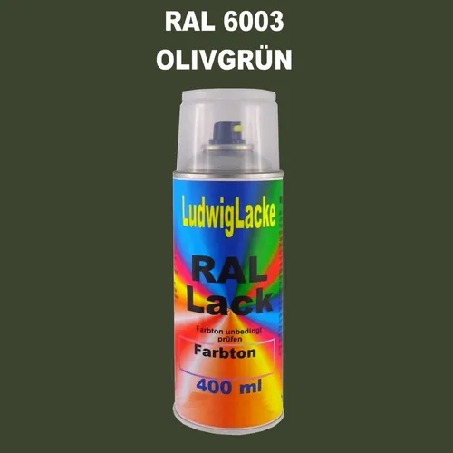 RAL 6003 OlivGrün Seidenmatt 400 ml 1K Spray