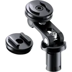 SP CONNECT Moto Stem Mount Pro - Motorrad-Halterungen für elektronische Geräte, speziell für Supersport-Bikes, aus robustem Flugzeug-Aluminium, verstellbarer Halterungskopf für optimale Sicht und integrierte Dämpfung für maximalen Schutz.