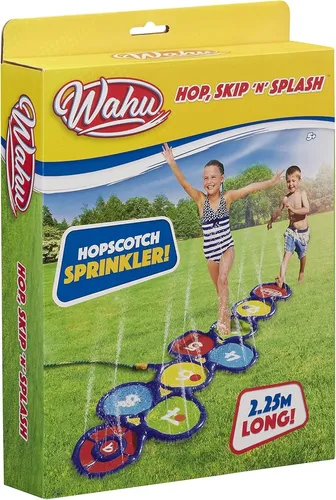 Wahu Wasserspielzeug Himmel Hölle Hüpfspiel mit Dusche Wassermatte 2 Meter