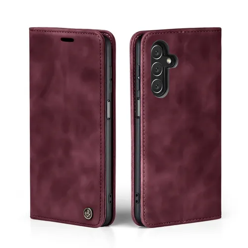 Produktbild Hülle für Samsung Galaxy A15 5G Handytasche Klapphülle Handyhülle Case Weinrot