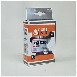 Pure Ink Tintenpatronen ersetzet Canon PGI-520 black/schwarz Tintenpatrone
