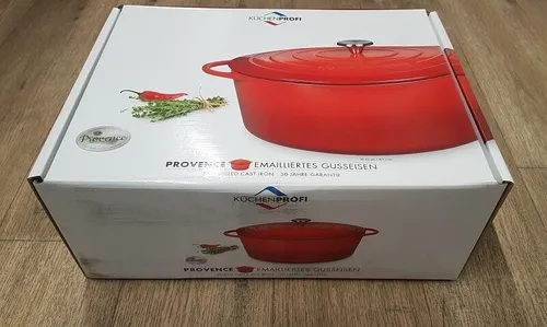 Küchenprofi Bratentopf Provence, 8,9 L - Töpfe – Hochwertiger Bratentopf aus Metall mit 8,9 L Fassungsvermögen, ideal für große Familienmahlzeiten und Festlichkeiten.