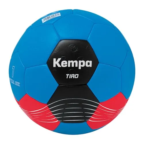 Kempa Tiro Handball - Handball Ball für Kinder - für das Handballspielen in Jungen Jahren, kempablau/rot