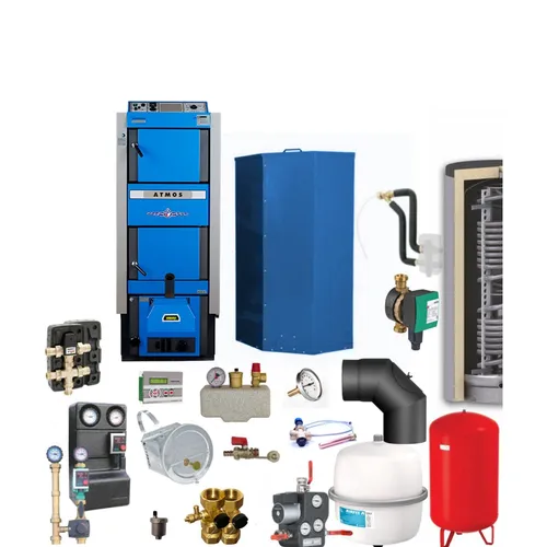 ATMOS Kombikessel DC30GSP 30 kW Komplettset 5
