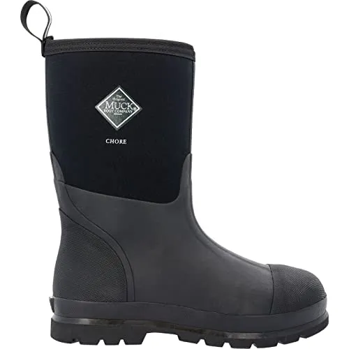 Muck Boots Unisex-Erwachsene Chore Mid Gummistiefel, Schwarz Black Black