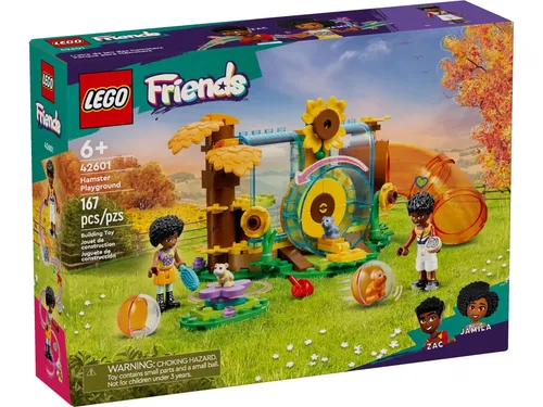 LEGO 42601 Hamster Spielplatz - Kreatives Bauspielzeug - Bauspielzeugsets mit LEGO 42601 Hamsterspielplatz – fördert die Kreativität und Motorik von Kindern durch interaktives Spielen.