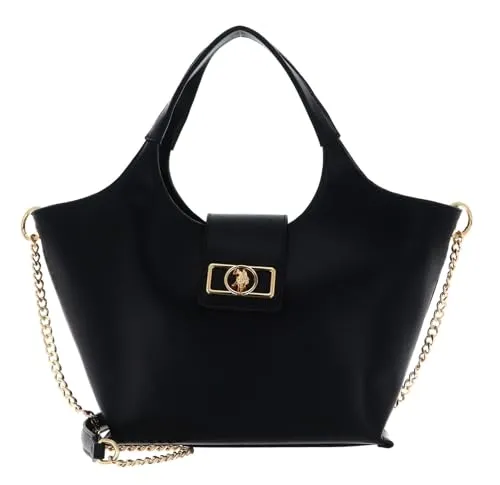 U.S. Polo Assn. Jones Chic Shopper Tasche 39,5cm in Schwarz