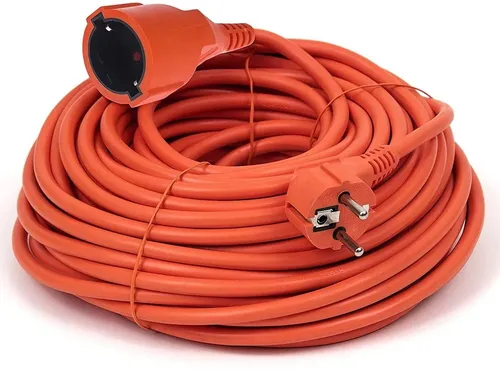 Verlängerungskabel orange 30m SCHUKO IP44 für Außenbereiche - Verlängerungskabel 30 m, ideal für Außenbereiche. IP44 Schutz gegen Spritzwasser, mit Kindersicherung für zusätzliche Sicherheit. Perfekt für Garten, Baustelle oder Camping.