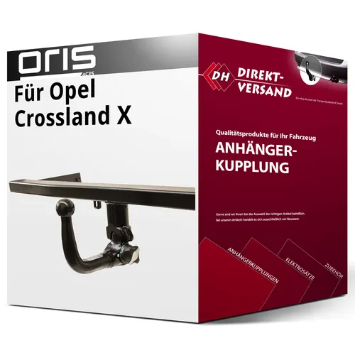 Oris Anhängerkupplung für Opel Crossland X P17, abnehmbar