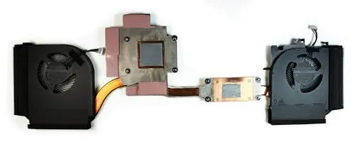 Power4Laptops Ersatz Notebook Lüfter (Paar) mit Kühlkörper kompatibel mit Lenovo Thinkpad P52