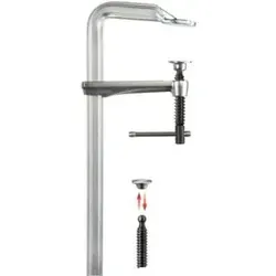 Bessey Ganzstahl-Schraubzwinge GZ-K 400/120 - Robuste Präzision für Profis - Schraubzwingen, hergestellt in Deutschland aus hochwertigem Ganzstahl für maximale Stabilität und Langlebigkeit.